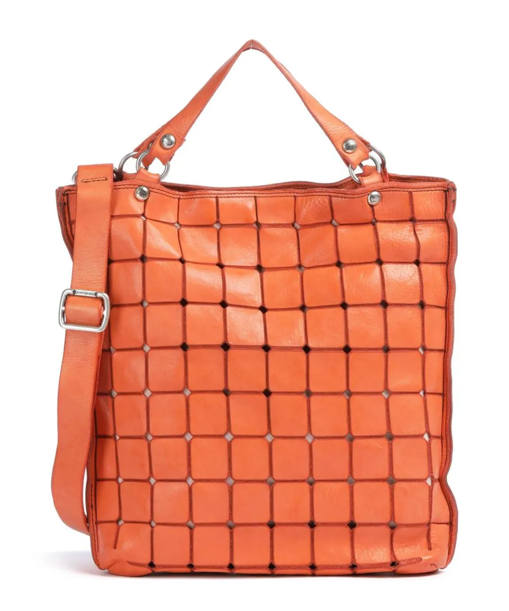Handtasche Rindsleder orange