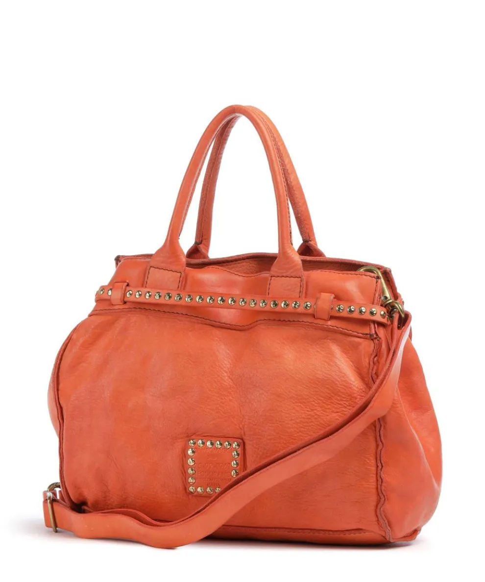 Handtasche Rindsleder orange