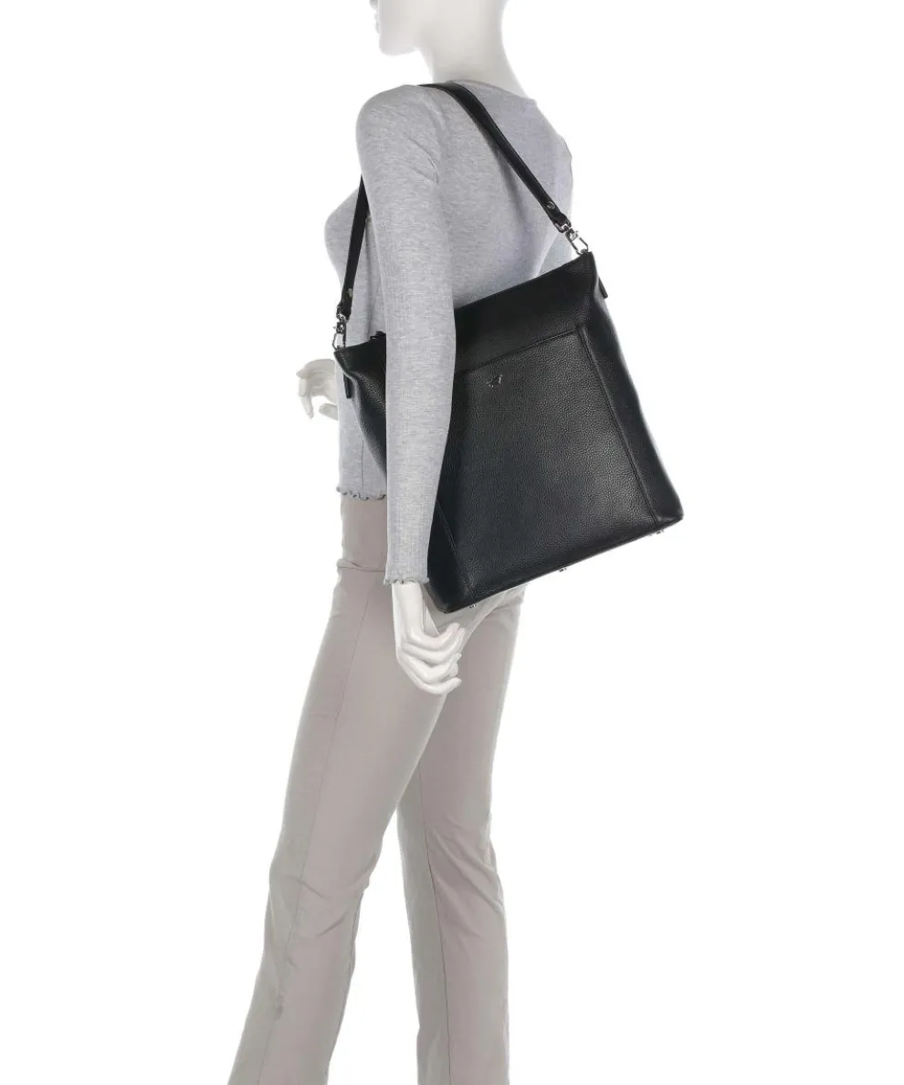 Hanna Shopper 13″ genarbtes Leder schwarz