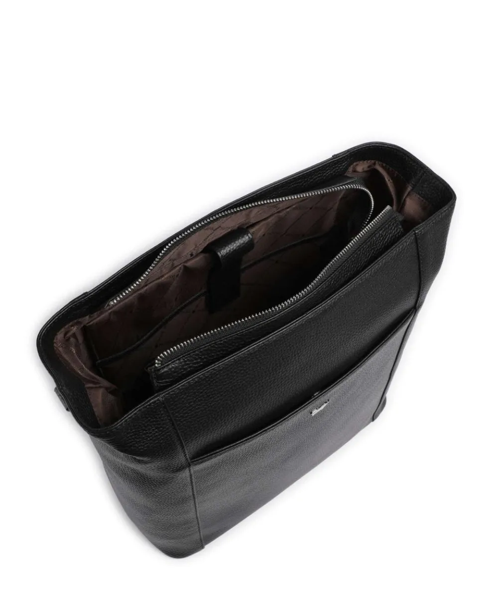 Hanna Shopper 13″ genarbtes Leder schwarz