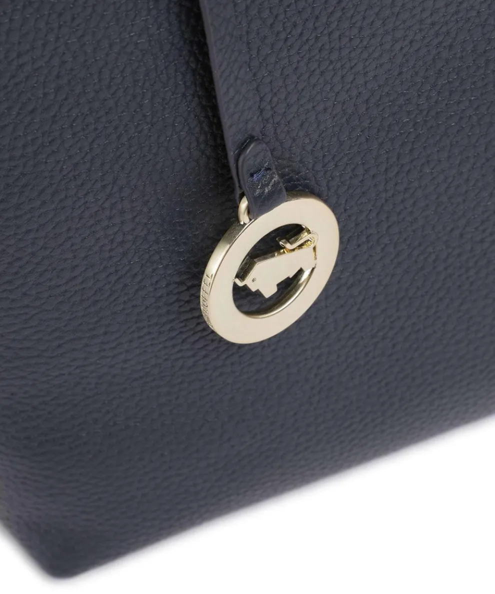 Hanna Shopper genarbtes Leder navy