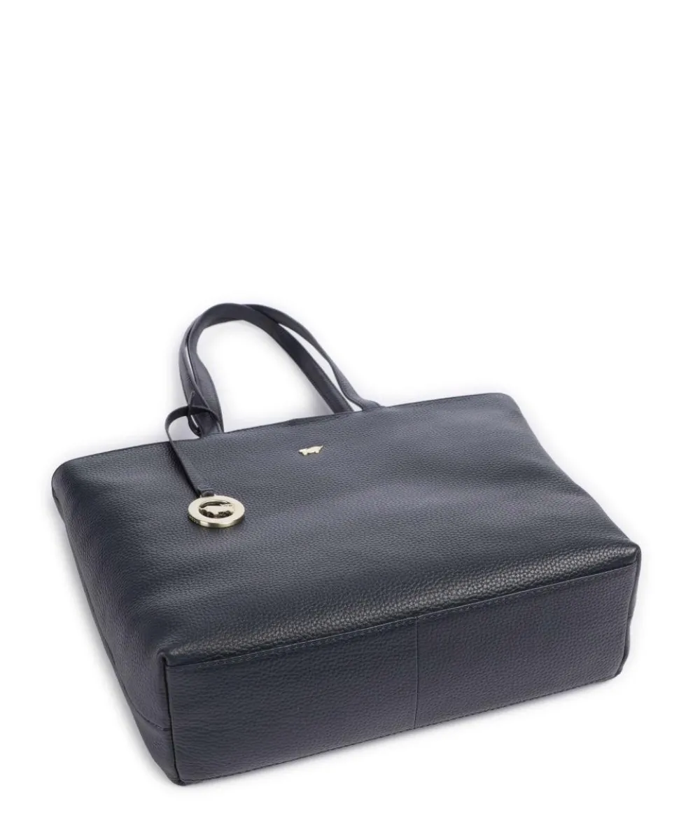Hanna Shopper genarbtes Leder navy
