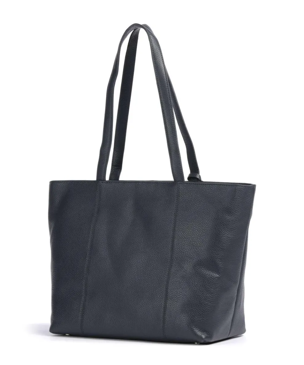Hanna Shopper genarbtes Rindsleder navy
