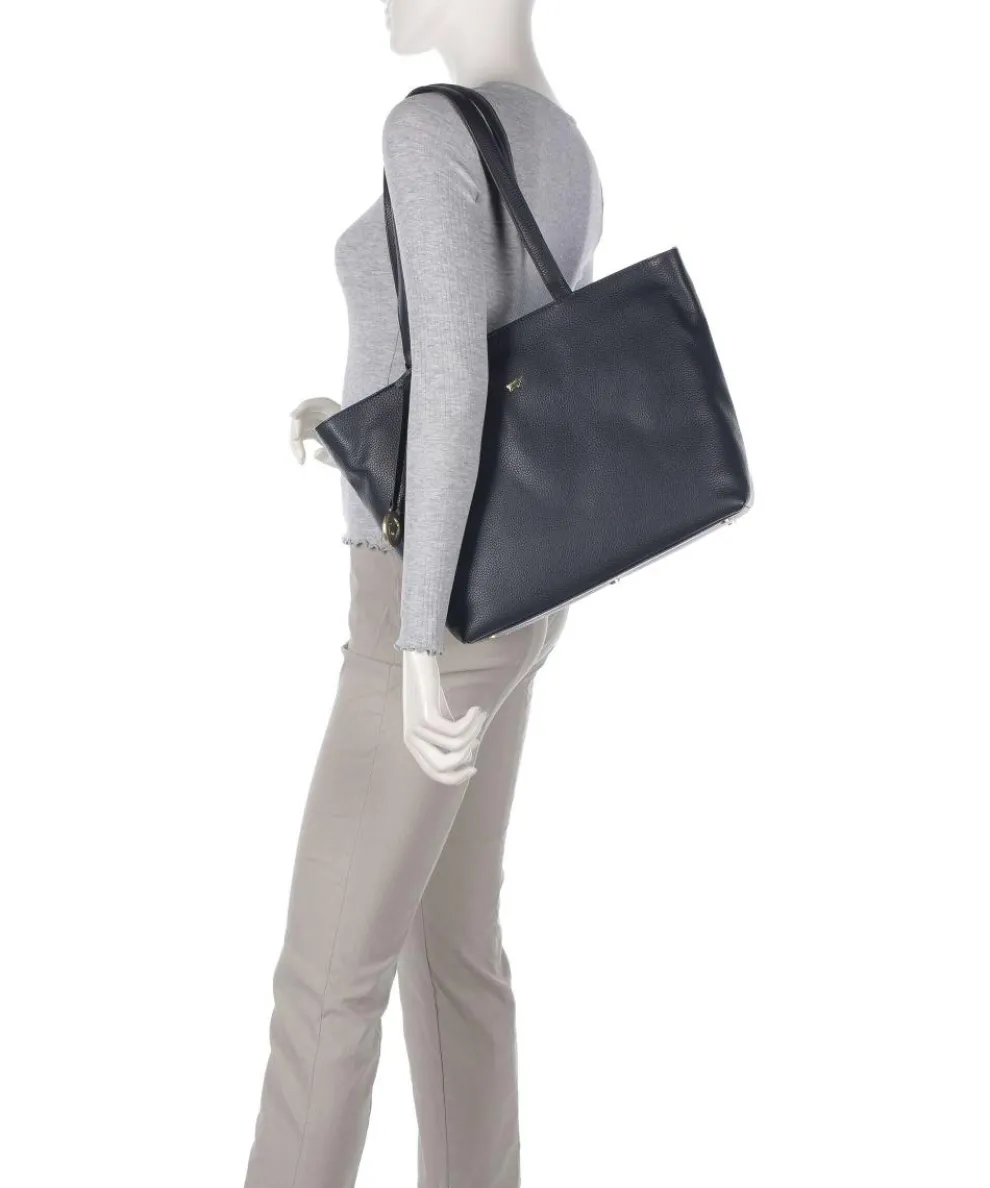 Hanna Shopper genarbtes Rindsleder navy