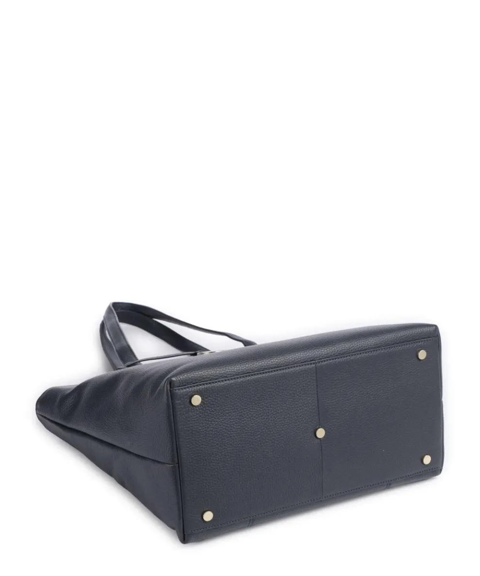 Hanna Shopper genarbtes Rindsleder navy