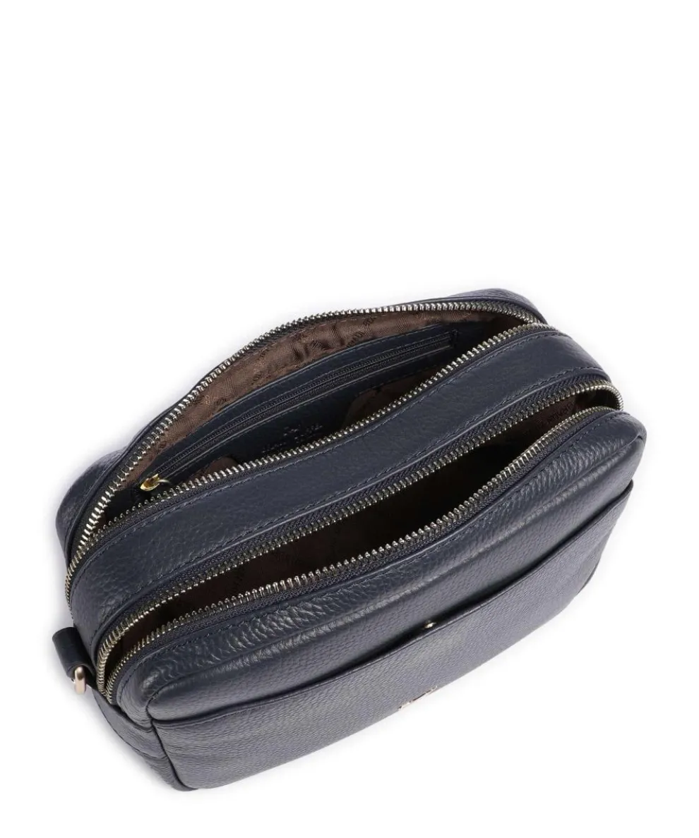 Hanna Umhängetasche genarbtes Rindsleder navy