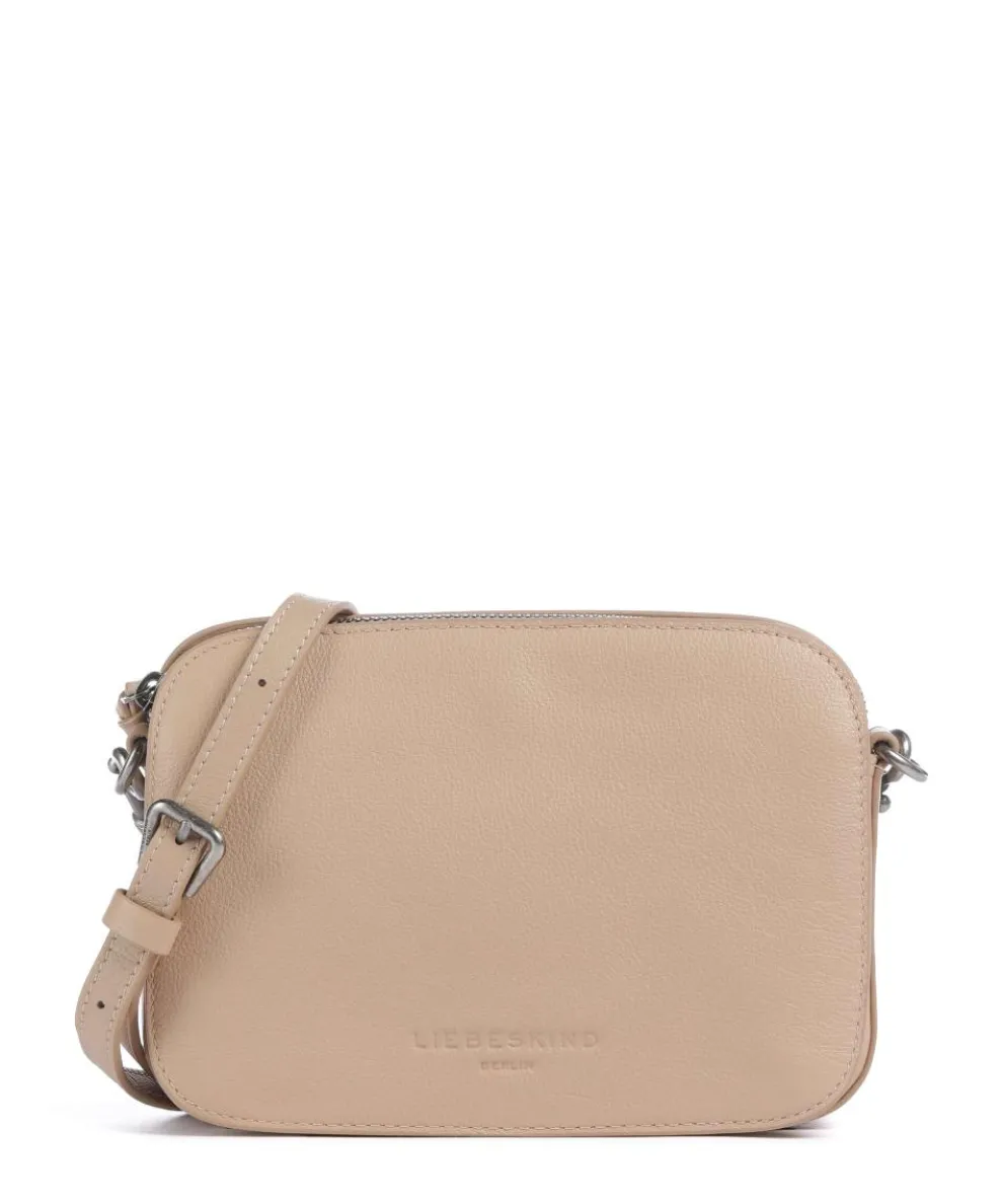 Harris Luka Umhängetasche genarbtes Leder beige