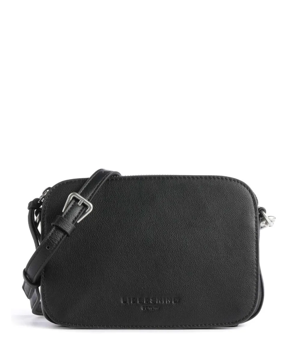 Harris Luka Umhängetasche genarbtes Leder schwarz