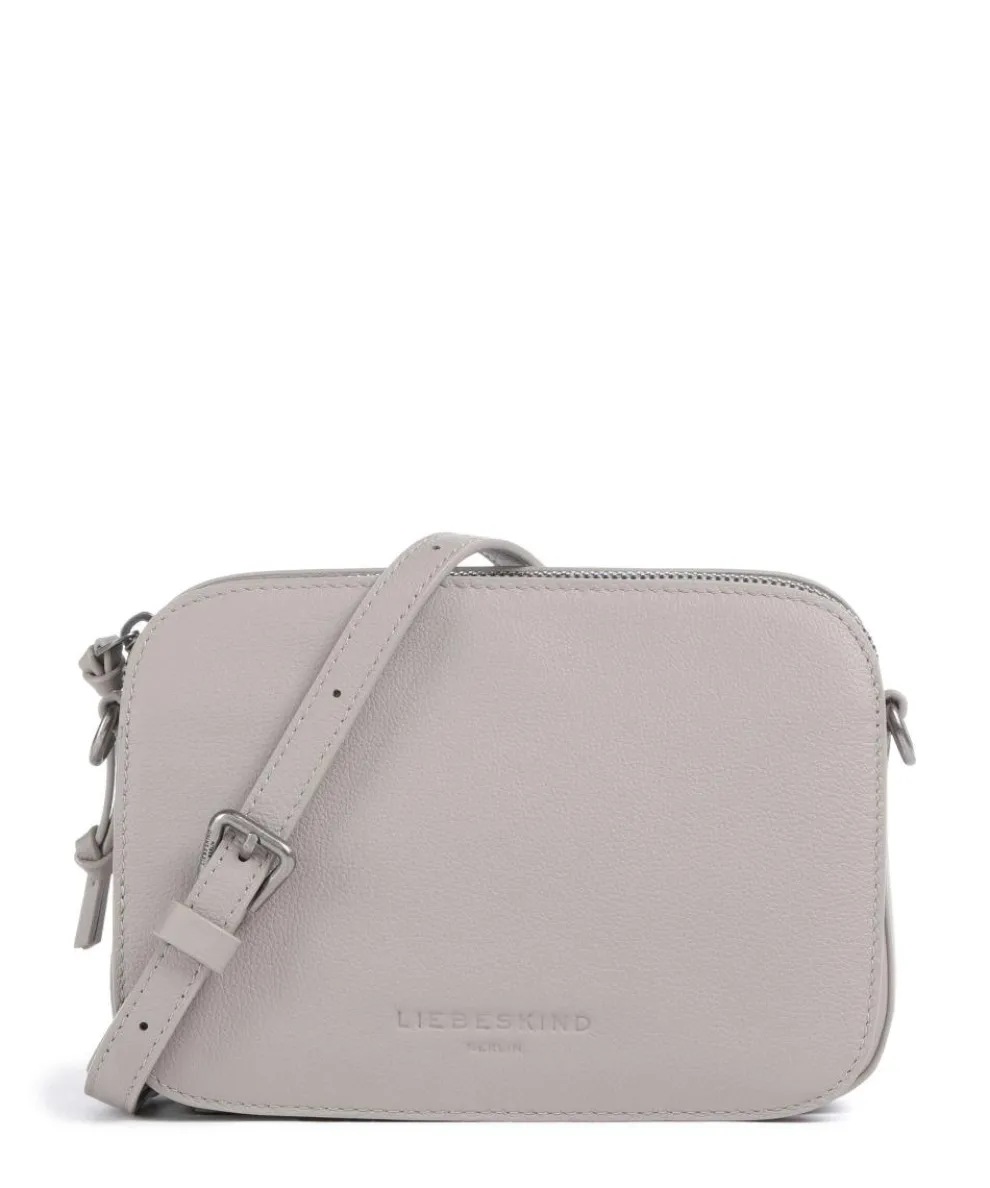 Harris Luka Umhängetasche genarbtes Leder grau