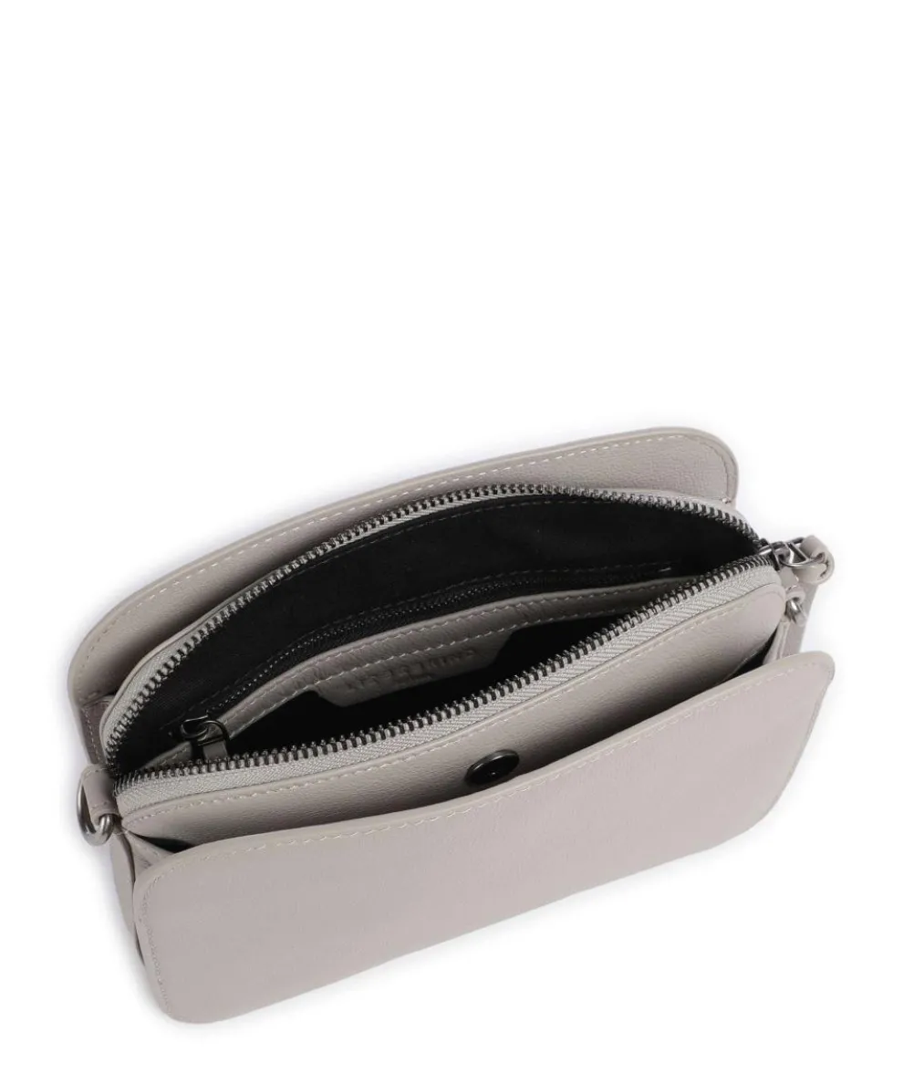 Harris Luka Umhängetasche genarbtes Leder grau