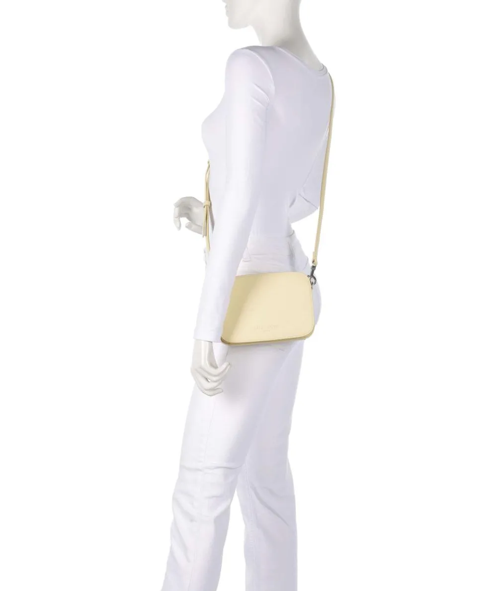 Harris Luka Umhängetasche genarbtes Leder vanillegelb