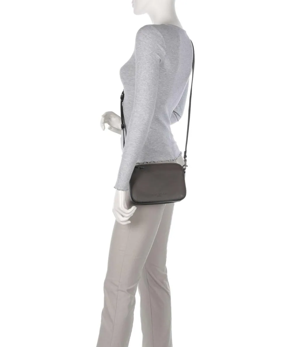 Harris Luka Umhängetasche genarbtes Leder taupe