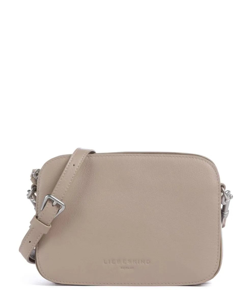 Harris Luka Umhängetasche genarbtes Leder hellbraun