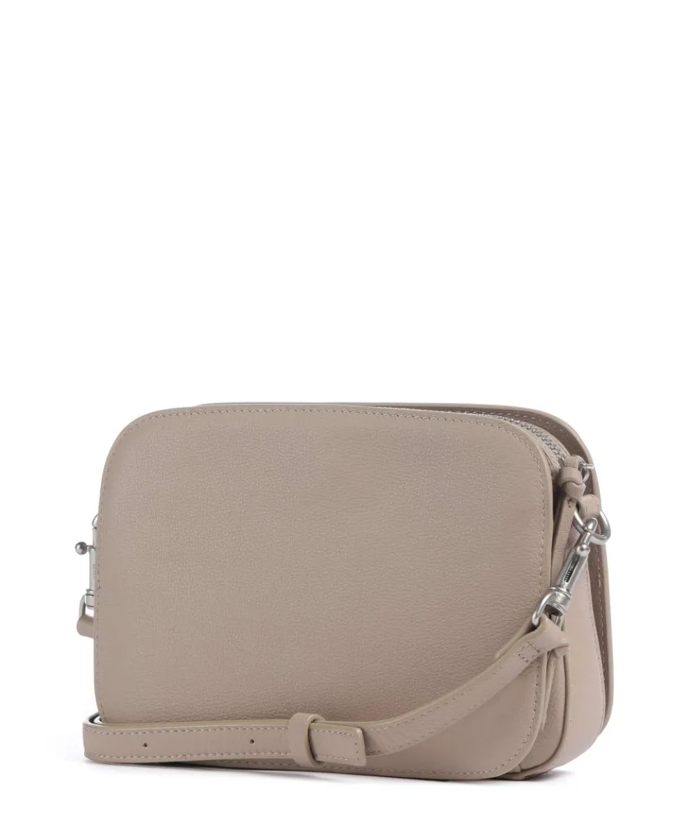 Harris Luka Umhängetasche genarbtes Leder hellbraun