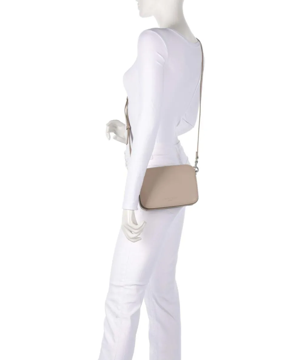 Harris Luka Umhängetasche genarbtes Leder hellbraun