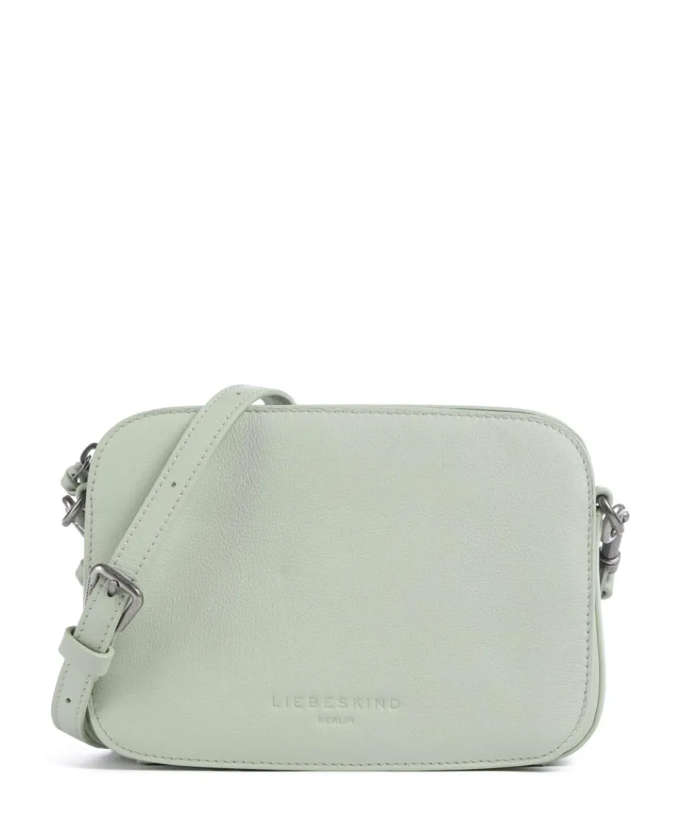 Harris Luka Umhängetasche genarbtes Leder mintgrün