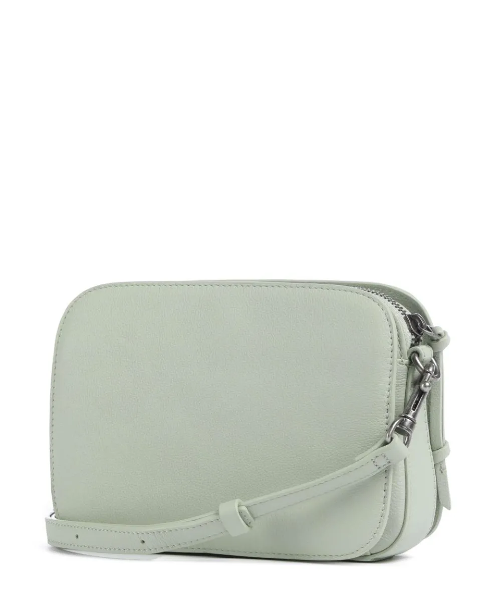 Harris Luka Umhängetasche genarbtes Leder mintgrün