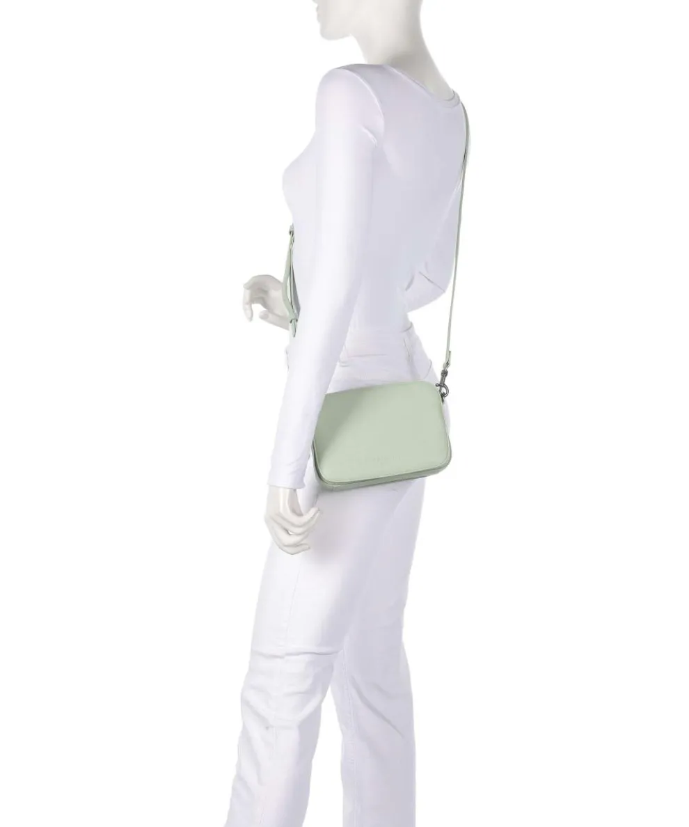 Harris Luka Umhängetasche genarbtes Leder mintgrün