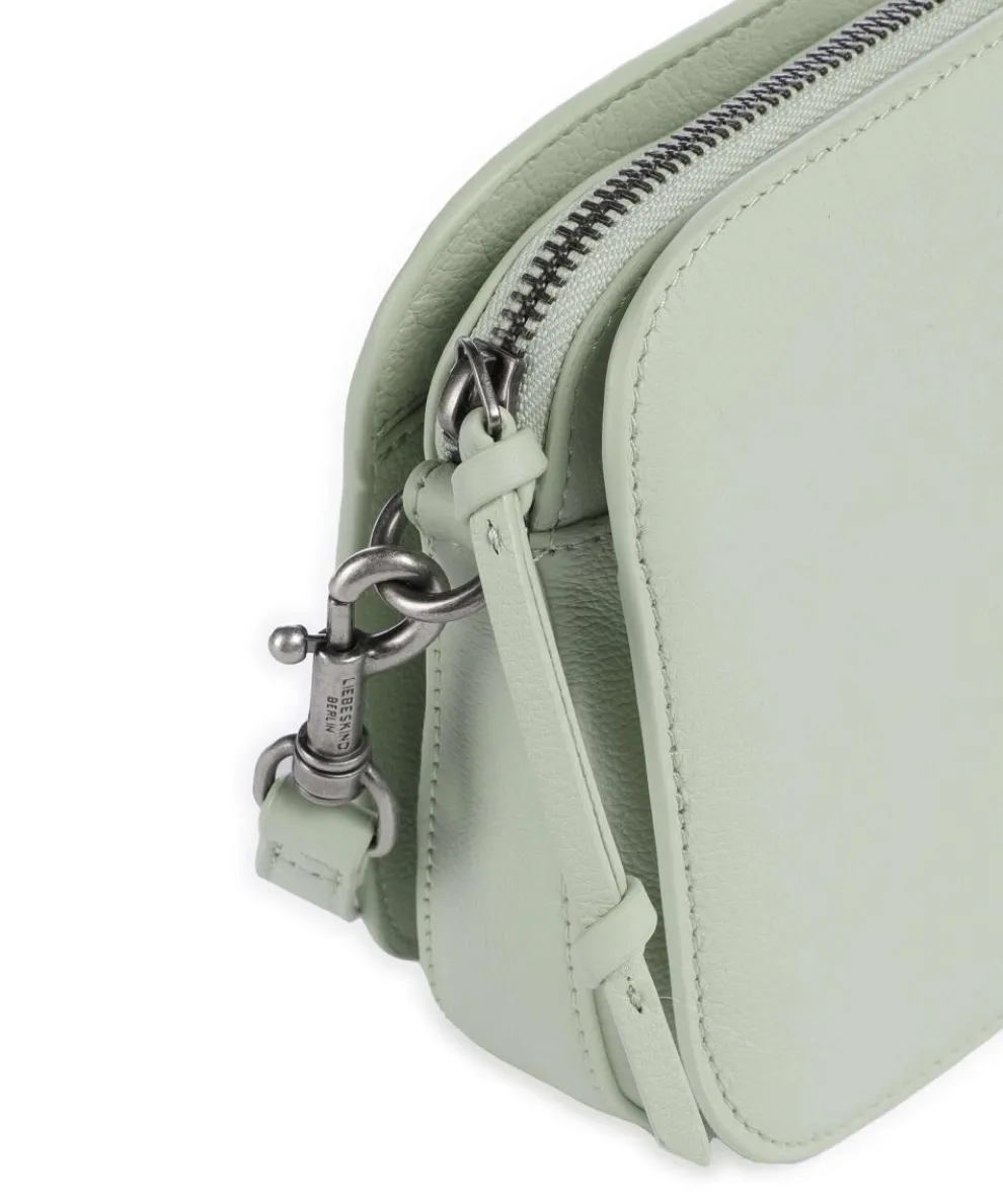 Harris Luka Umhängetasche genarbtes Leder mintgrün
