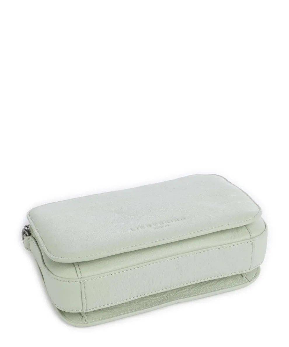 Harris Luka Umhängetasche genarbtes Leder mintgrün