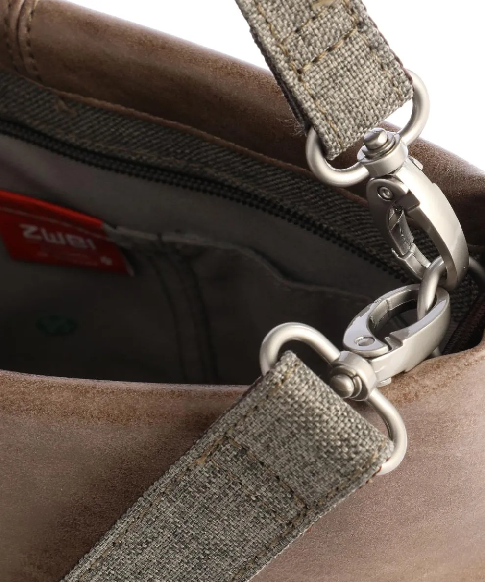 Olli OT8 Schultertasche Polyester, Lederimitat taupe