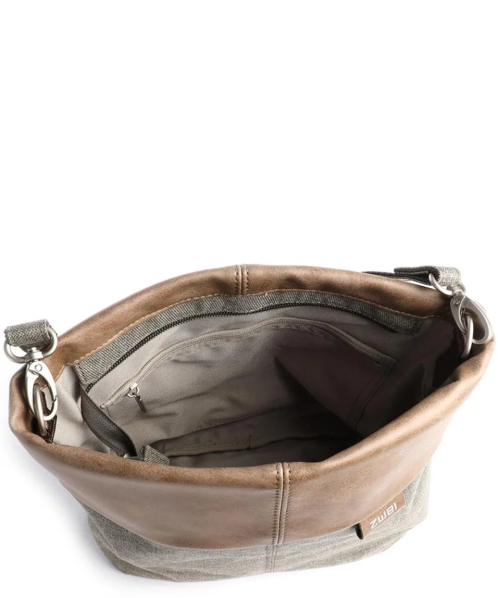 Olli OT8 Schultertasche Polyester, Lederimitat taupe