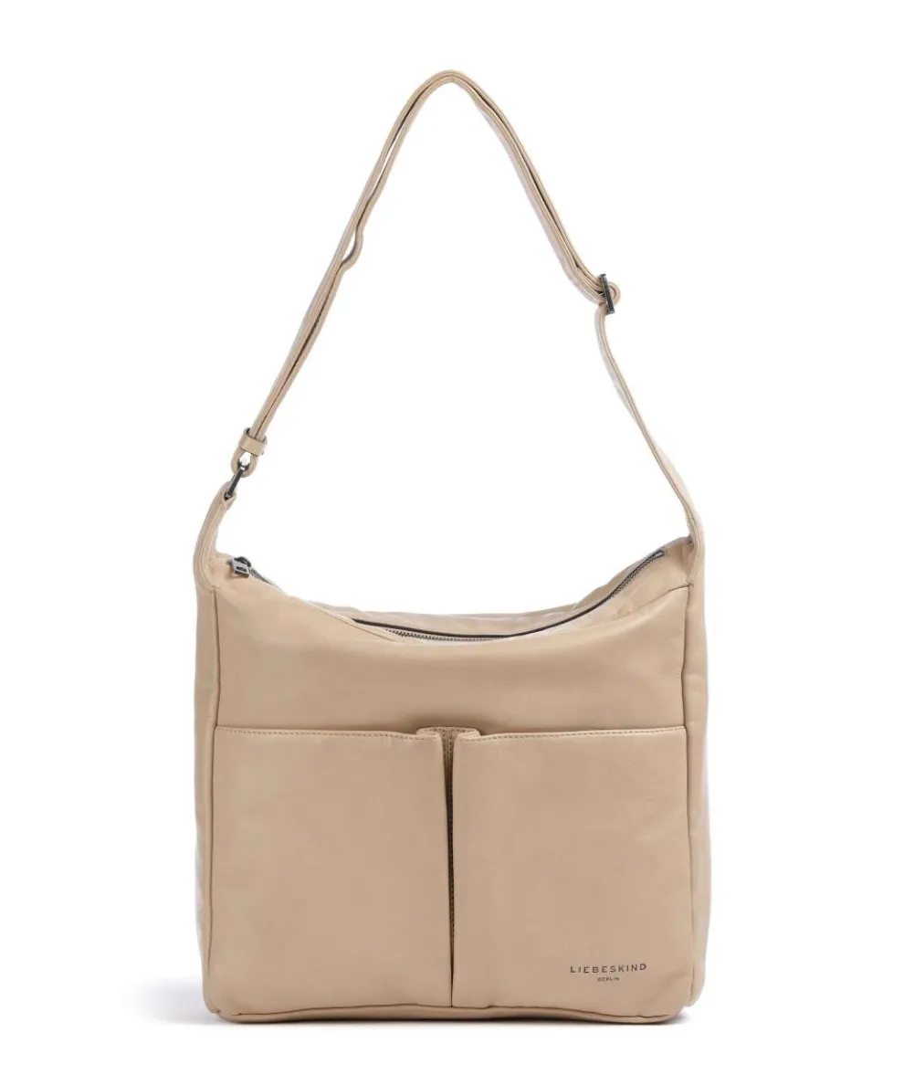 Hera Sheep Natuarl M Beuteltasche Schafsleder beige