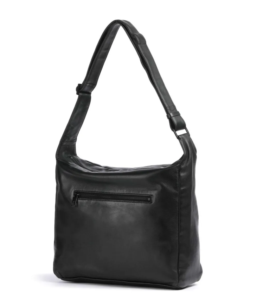 Hera Sheep Natuarl M Beuteltasche Schafsleder schwarz