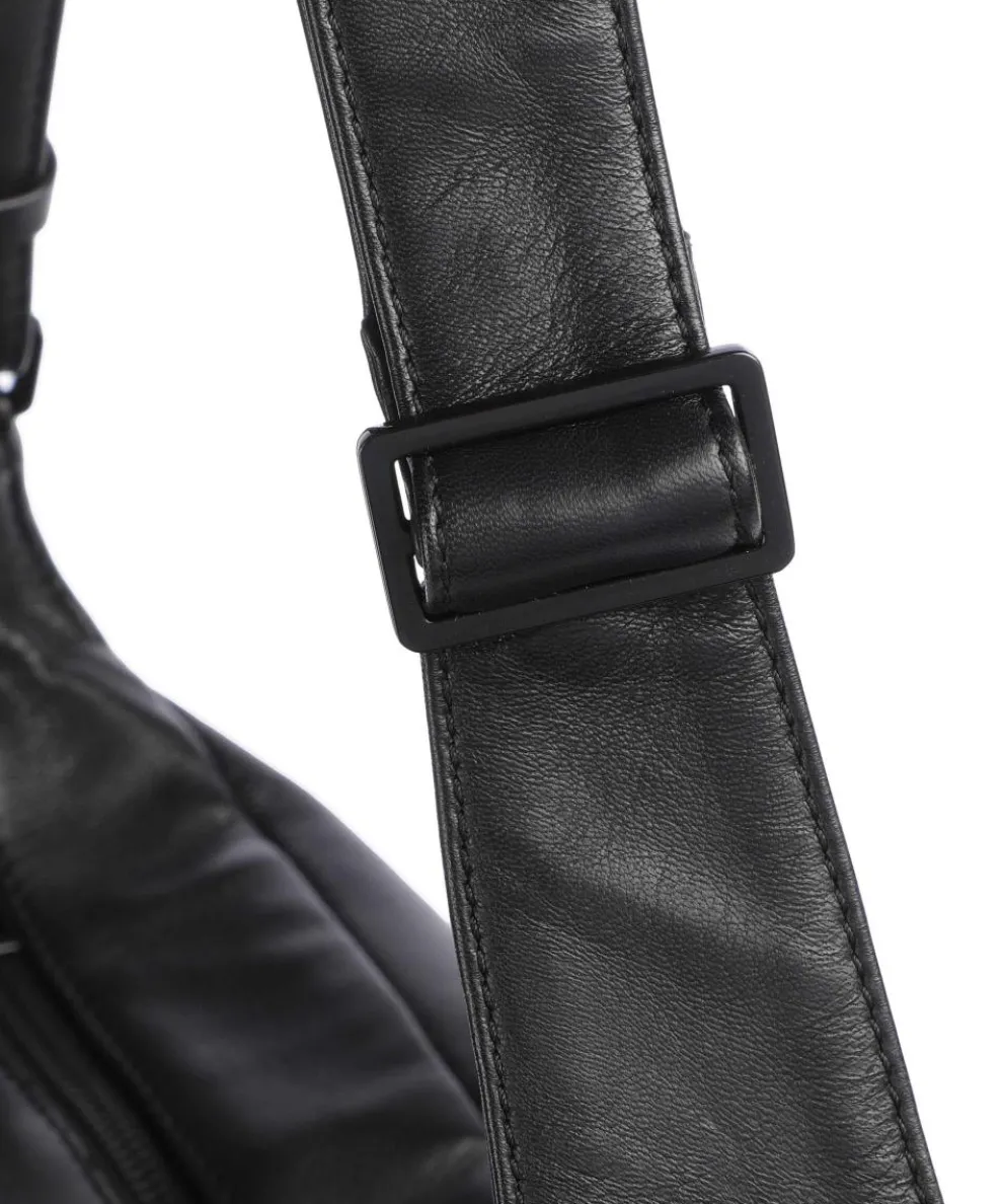 Hera Sheep Natuarl M Beuteltasche Schafsleder schwarz