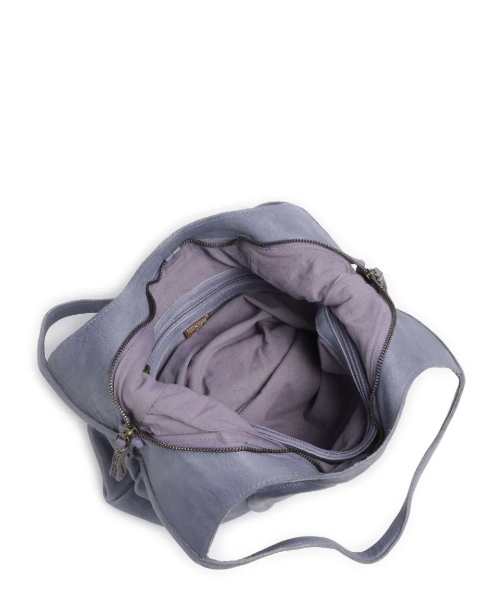 Herzweg 6 Shopper genarbtes Leder lavendel