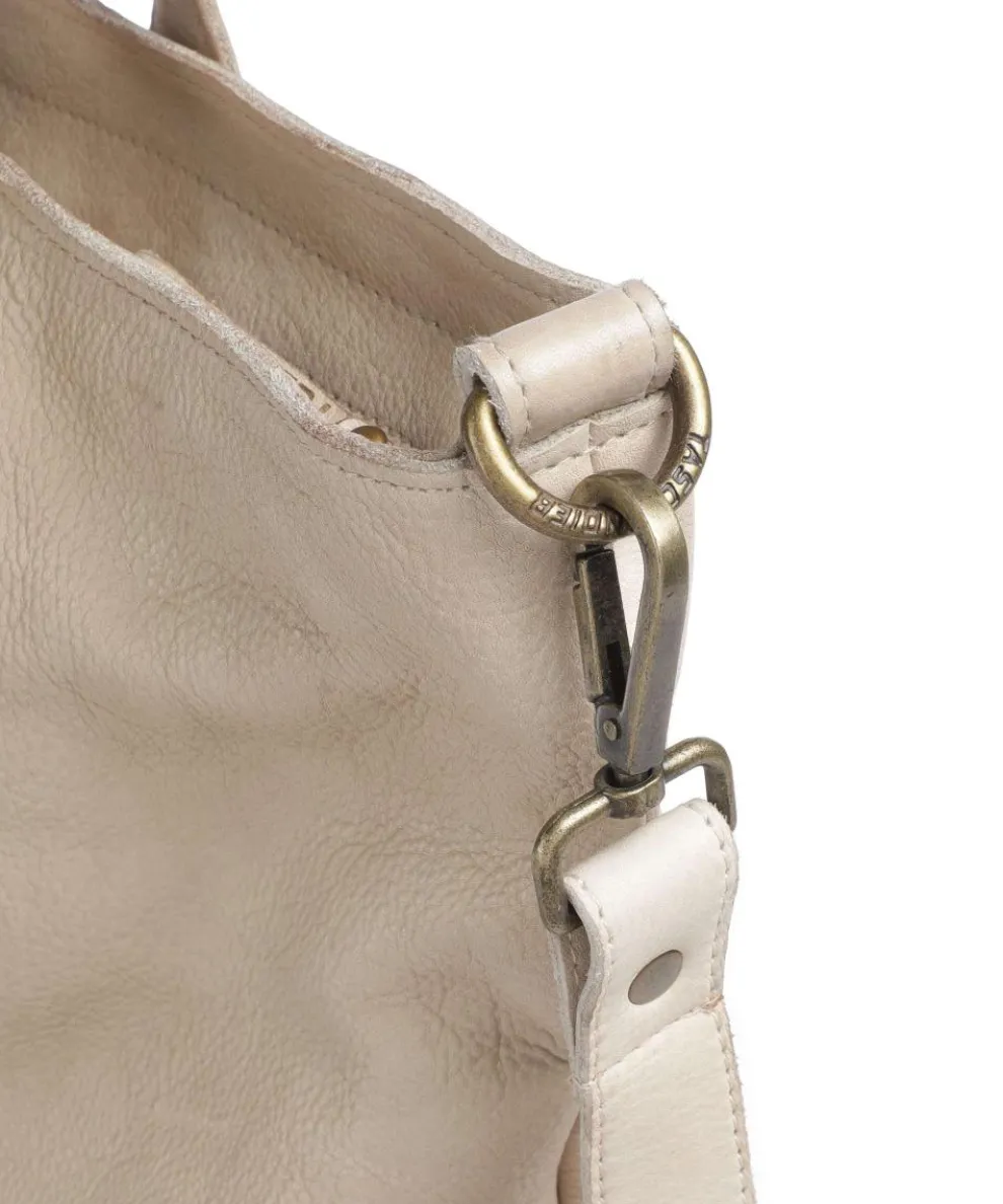Herzweg 1 Shopper genarbtes Leder beige