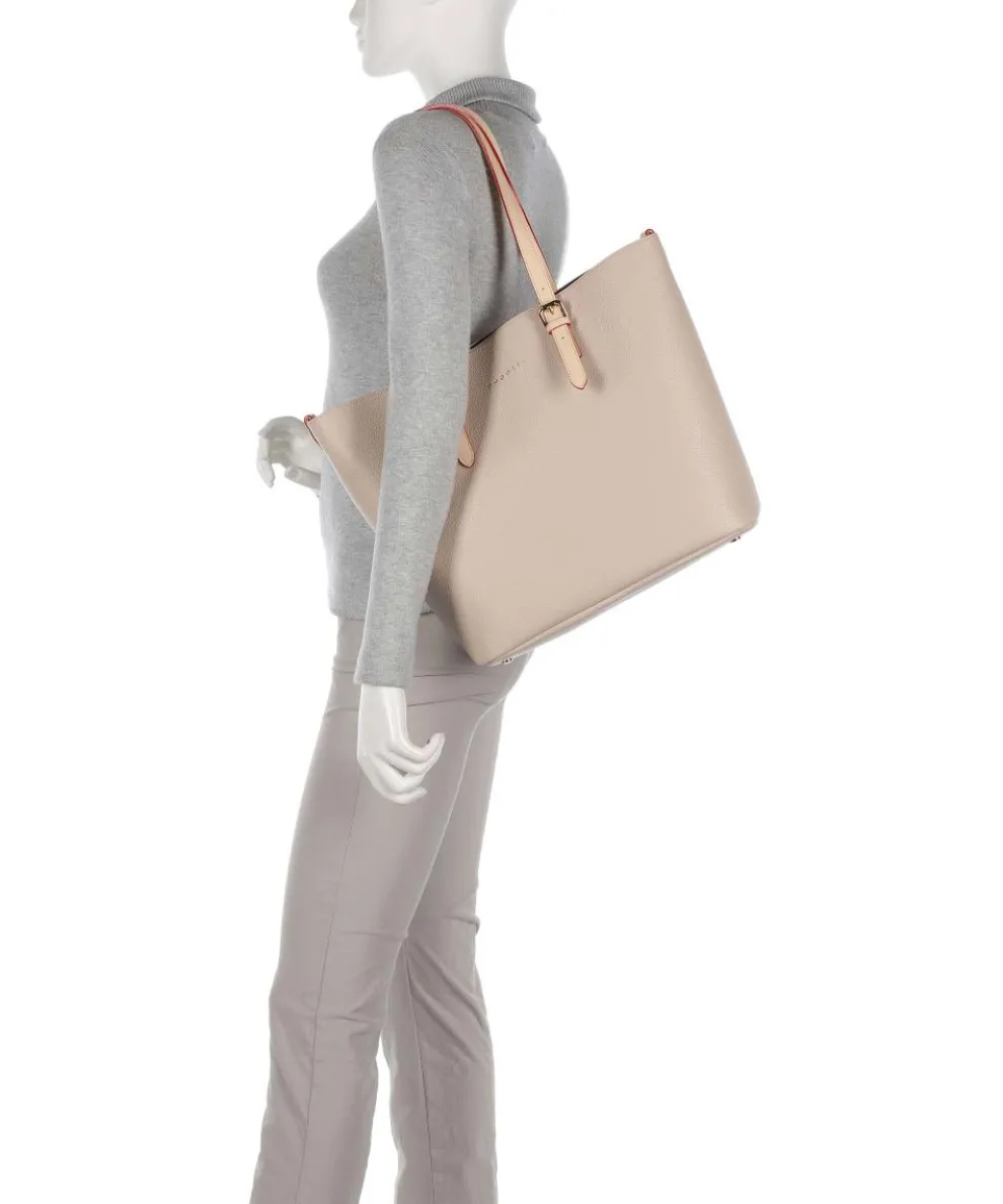 Ella Shopper Lederimitat beige