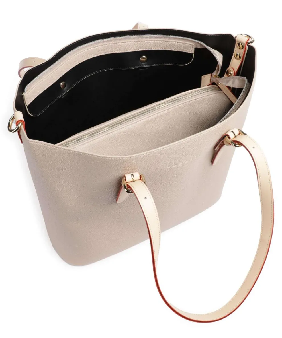 Ella Shopper Lederimitat beige