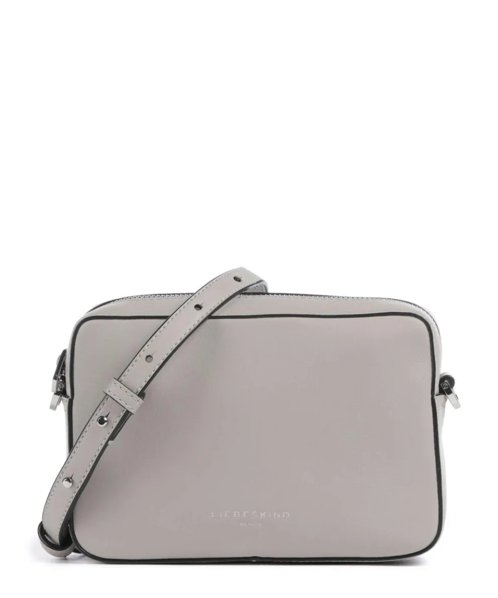 Hilla S Umhängetasche Schafsleder grau