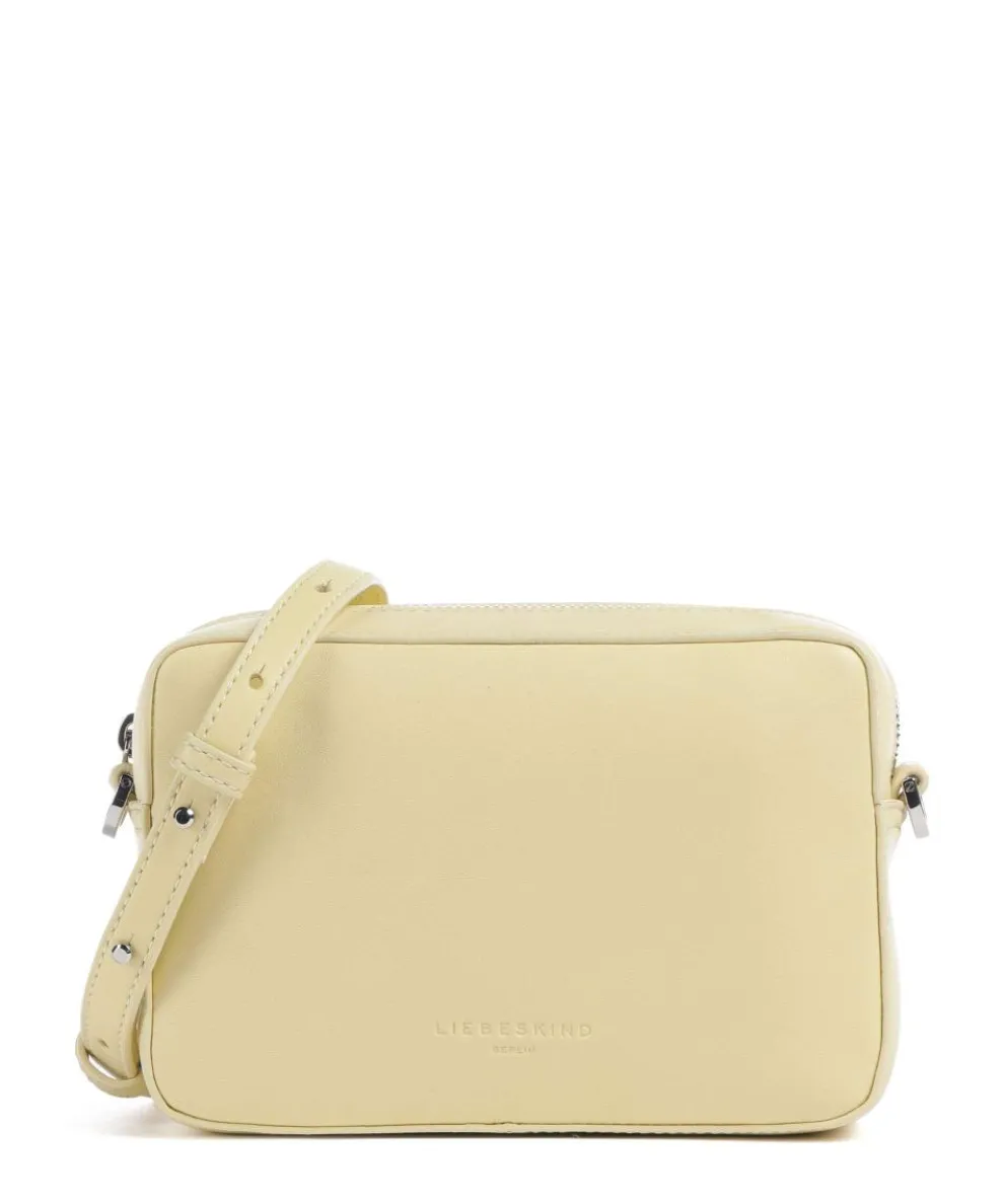 Hilla S Umhängetasche Schafsleder vanillegelb