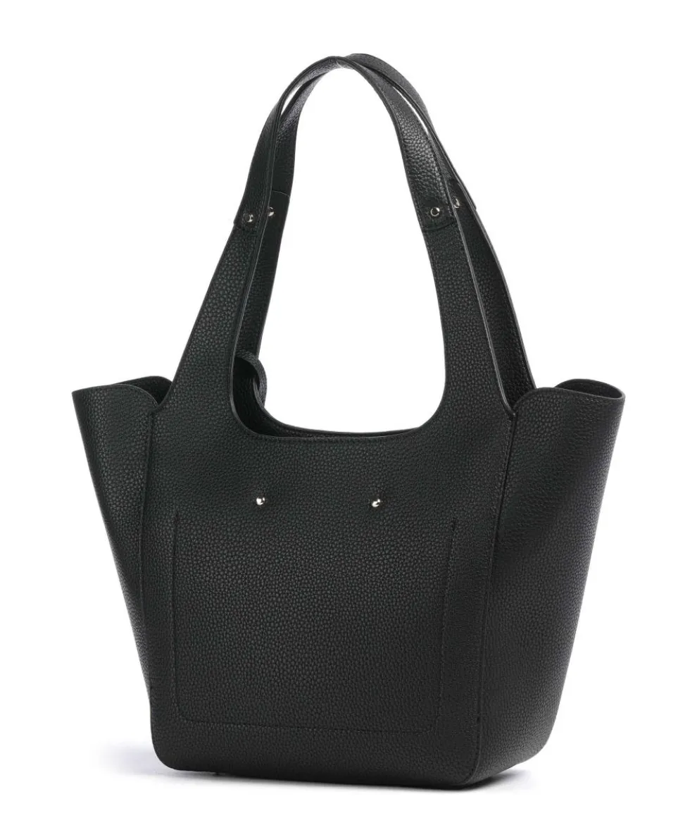 Calista Shopper Lederimitat schwarz