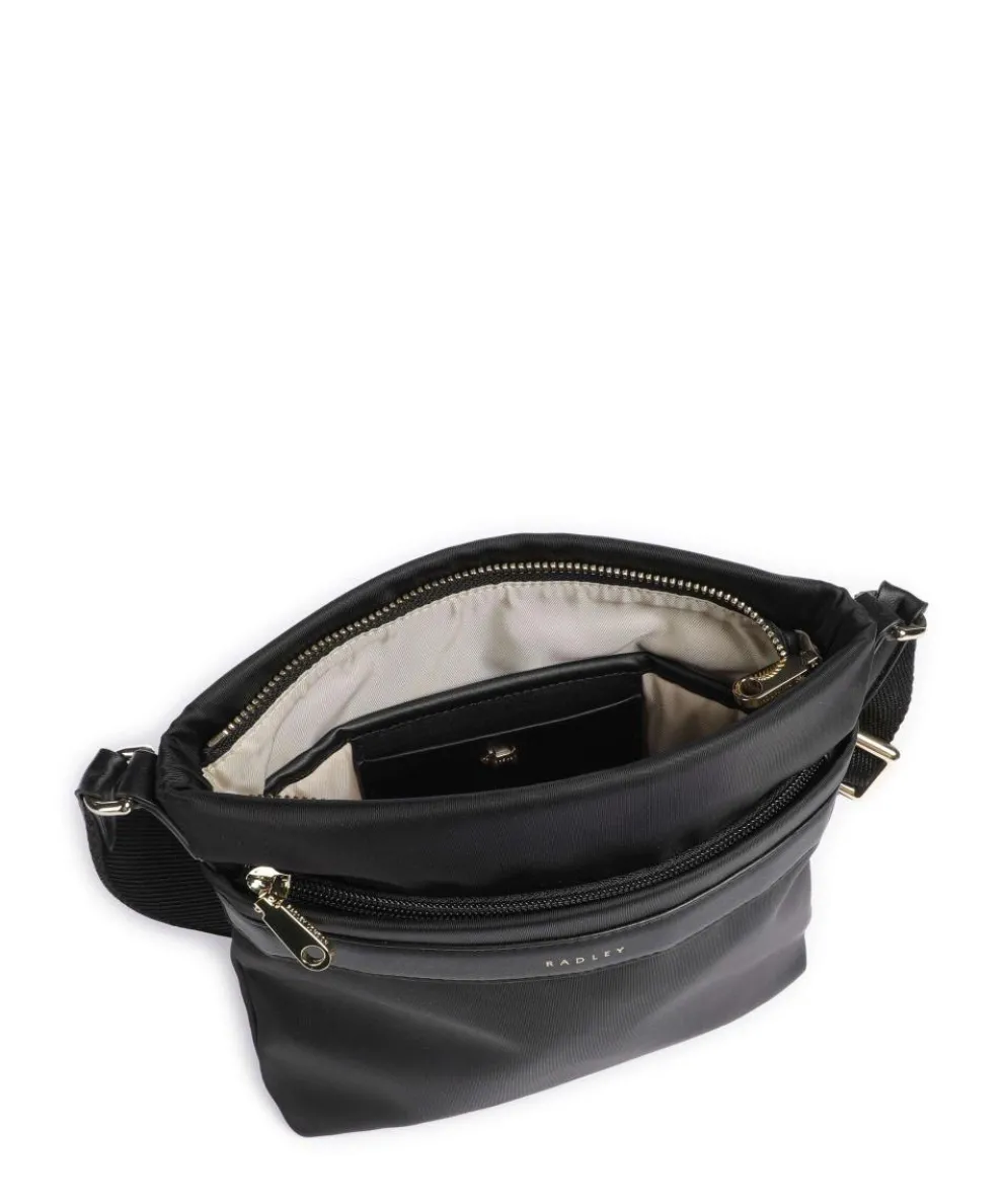 Holland Park Umhängetasche recyceltes Polyester schwarz