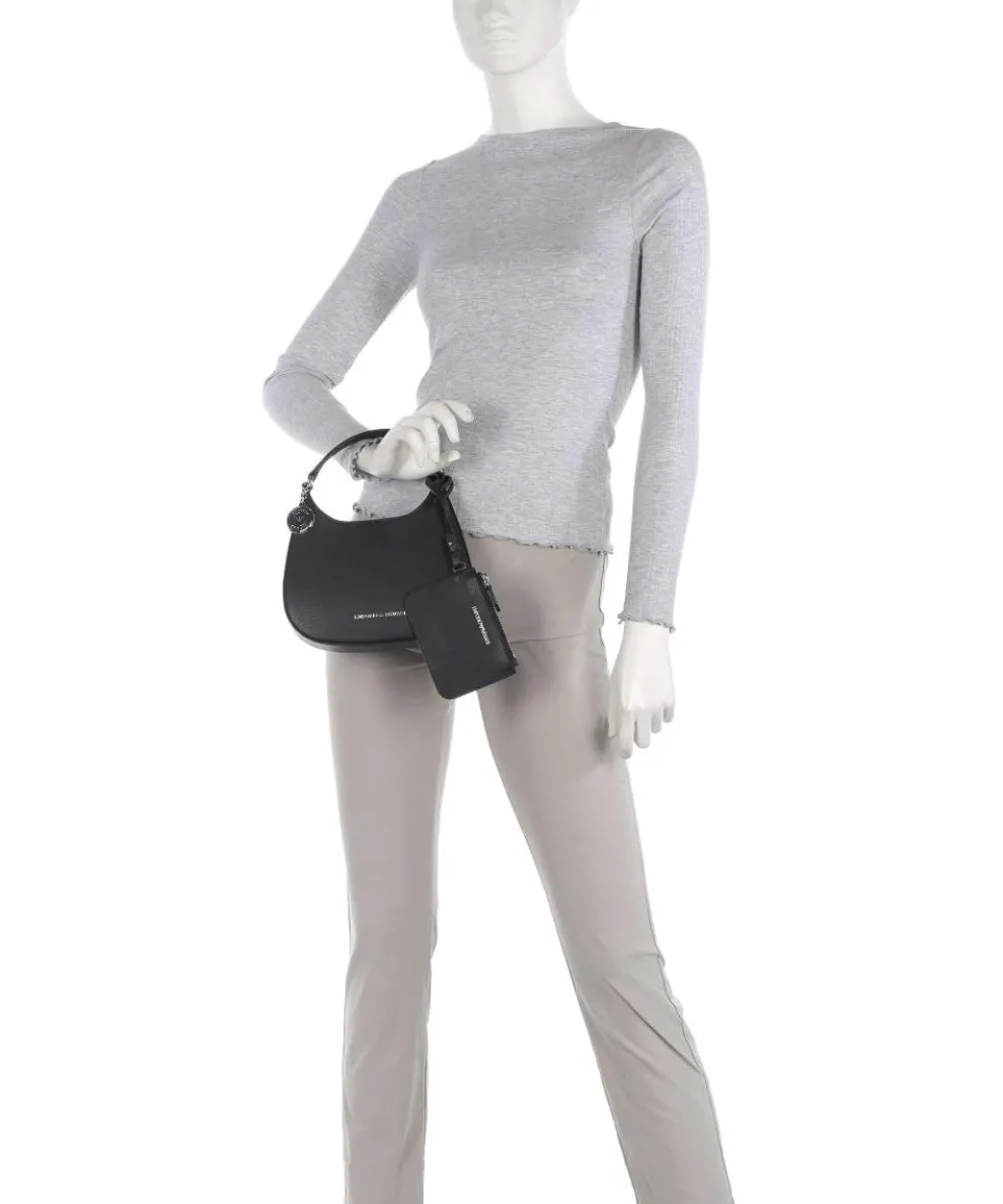 Holly Handtasche Lederimitat schwarz