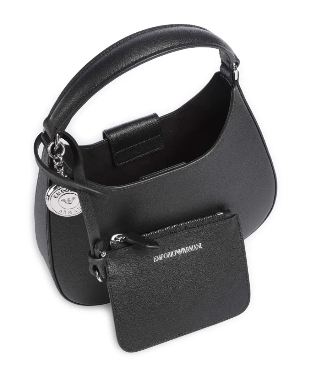 Holly Handtasche Lederimitat schwarz