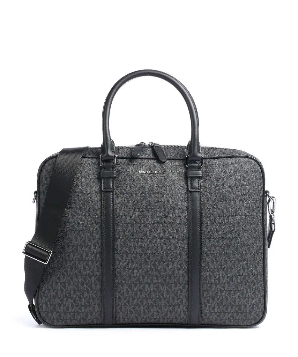 Hudson Aktentasche 15″ Lederimitat schwarz