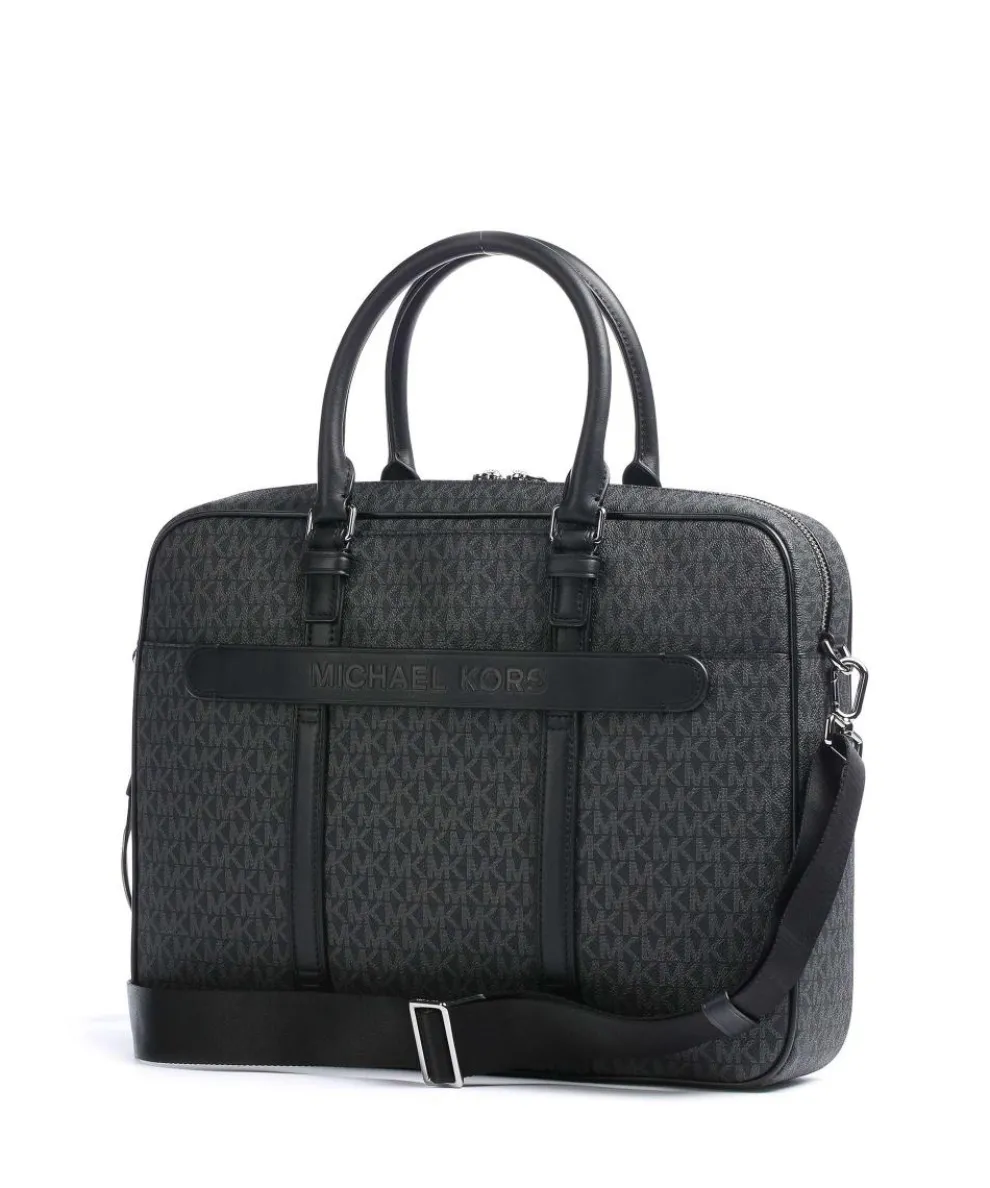 Hudson Aktentasche 15″ Lederimitat schwarz