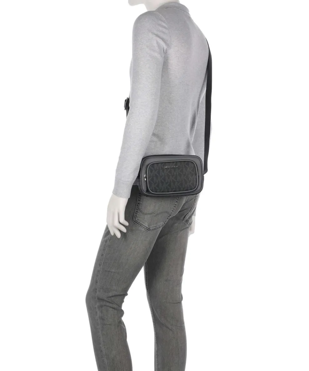 Hudson Umhängetasche Canvas schwarz/grau