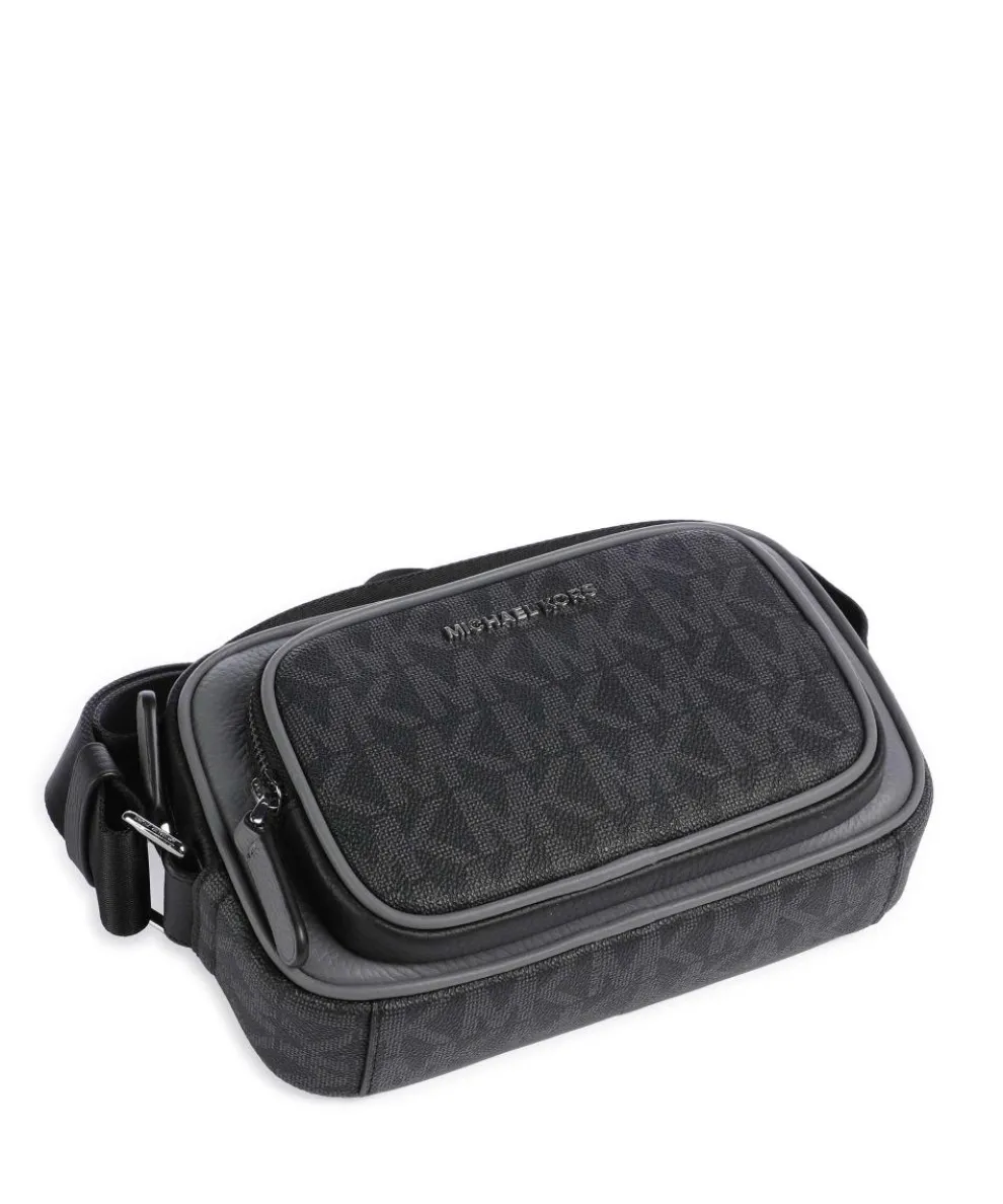 Hudson Umhängetasche Canvas schwarz/grau