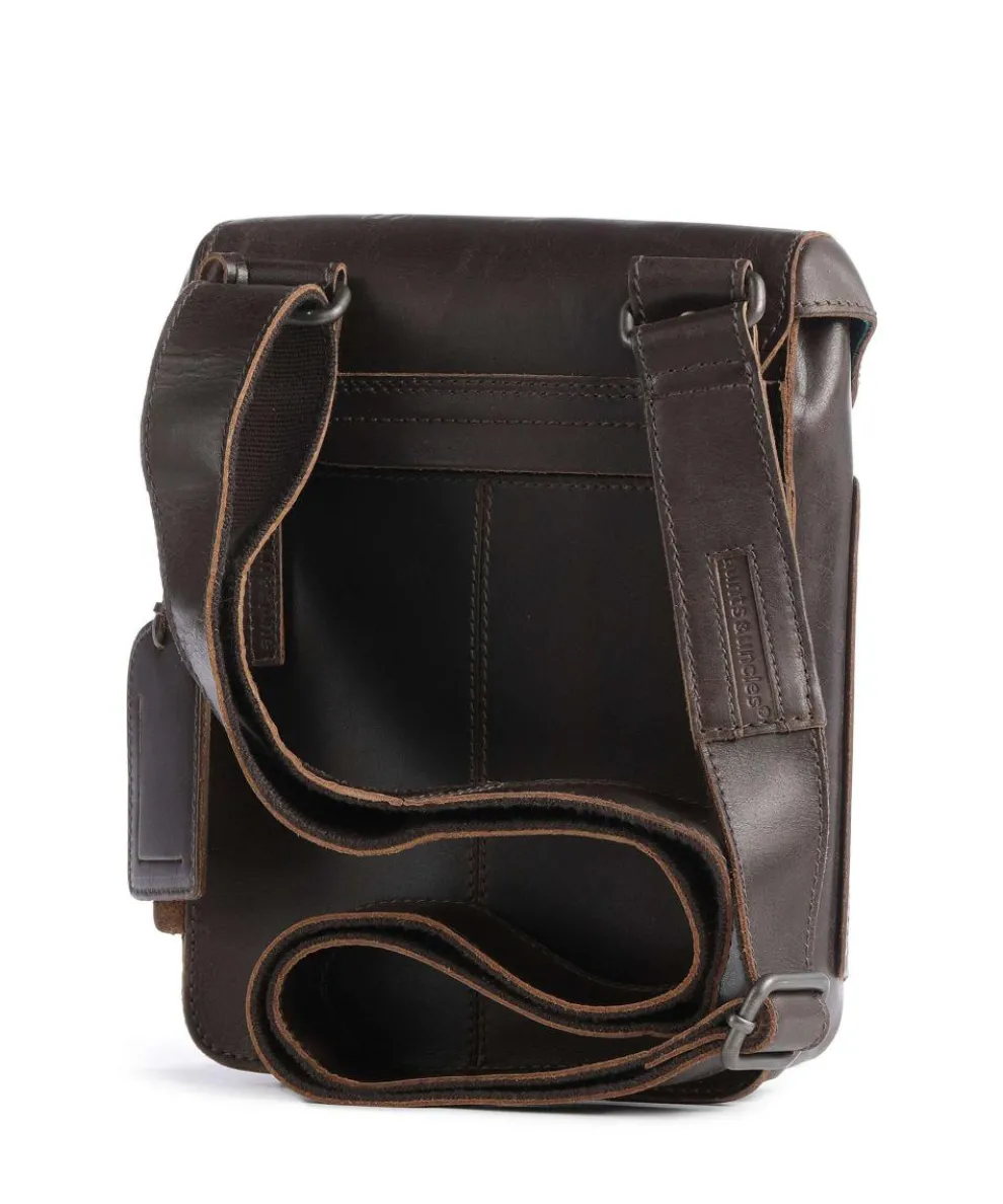 Hunter Jade Umhängetasche Büffelleder dunkelbraun