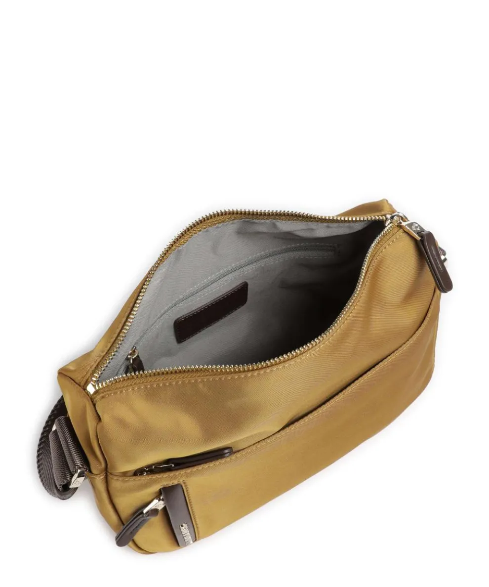 Hunter Schultertasche Nylon ocker