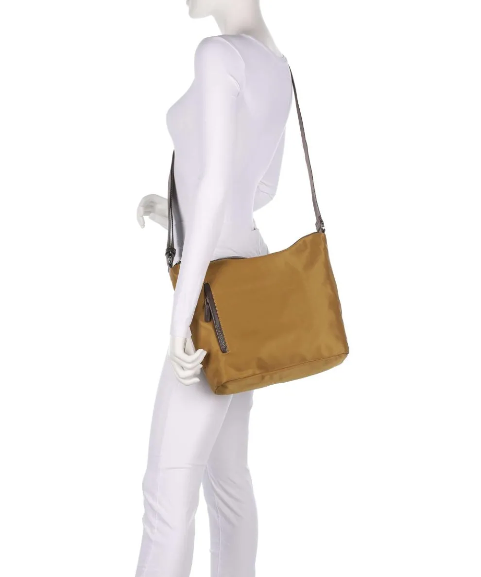 Hunter Schultertasche Polyester ocker