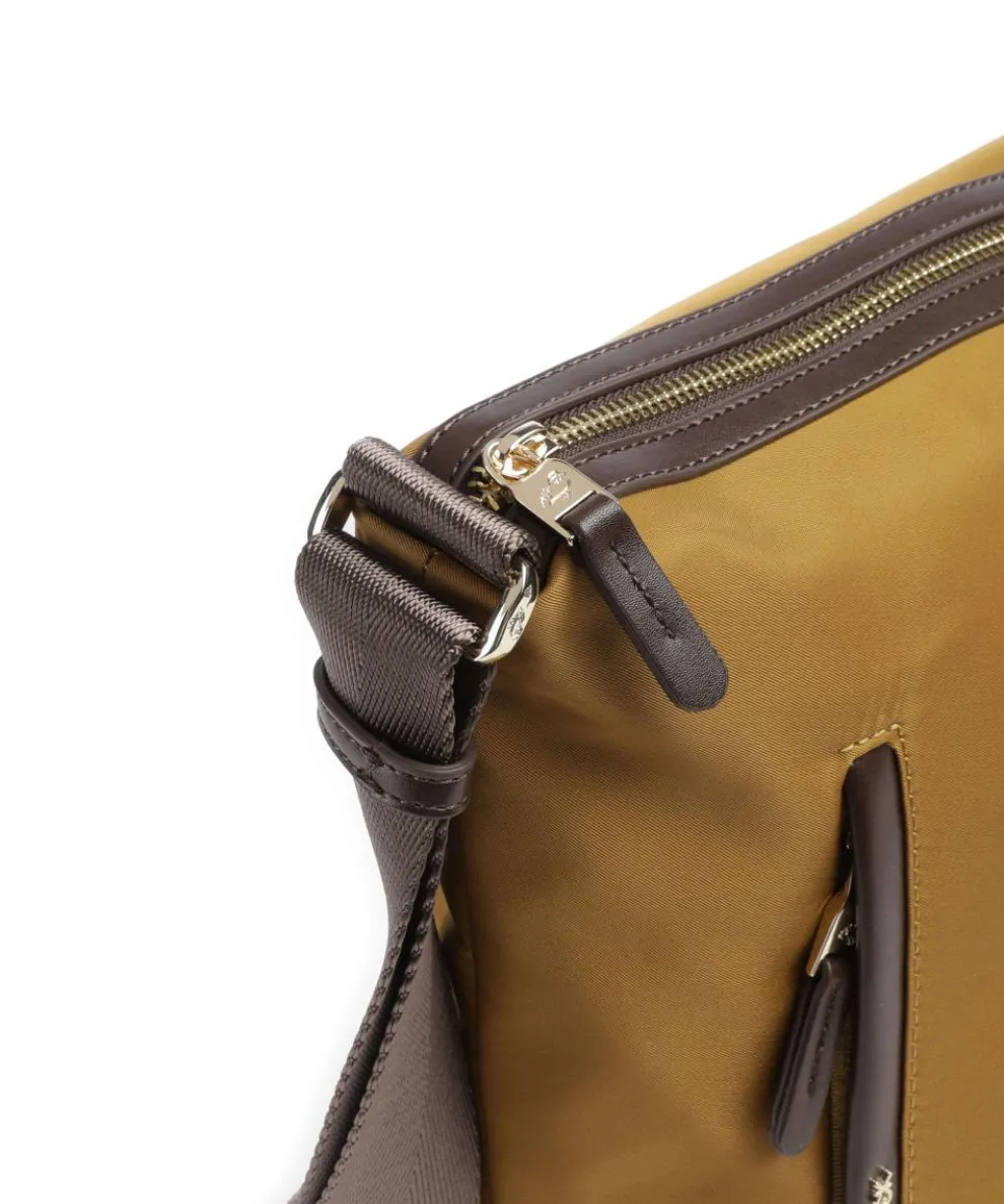 Hunter Schultertasche Polyester ocker