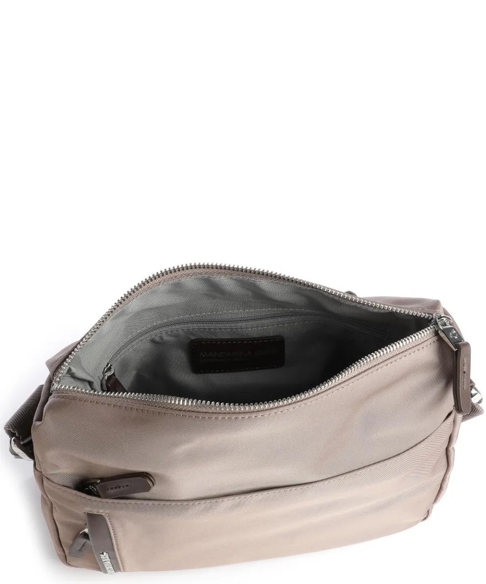 Hunter Schultertasche Nylon hellbraun