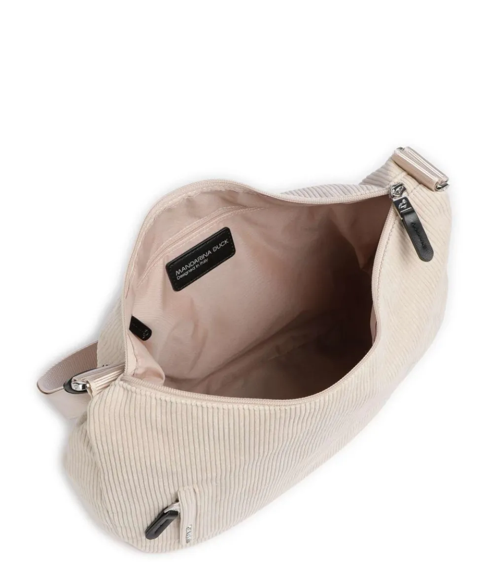 Hunter Velvet Schultertasche Polyester creme