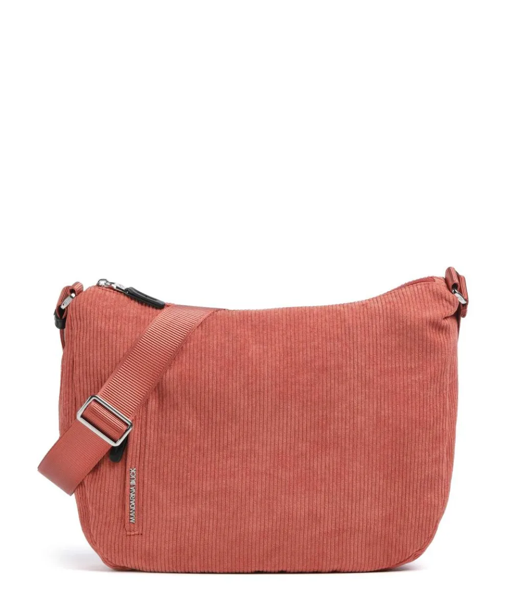 Hunter Velvet Schultertasche Polyester koralle